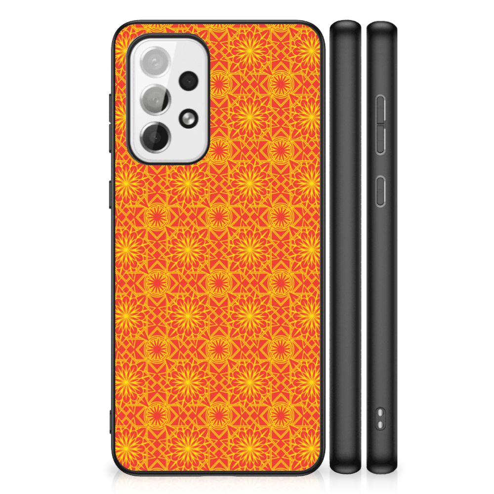 Samsung Galaxy A73 Back Case Batik Oranje B2C Telecom
