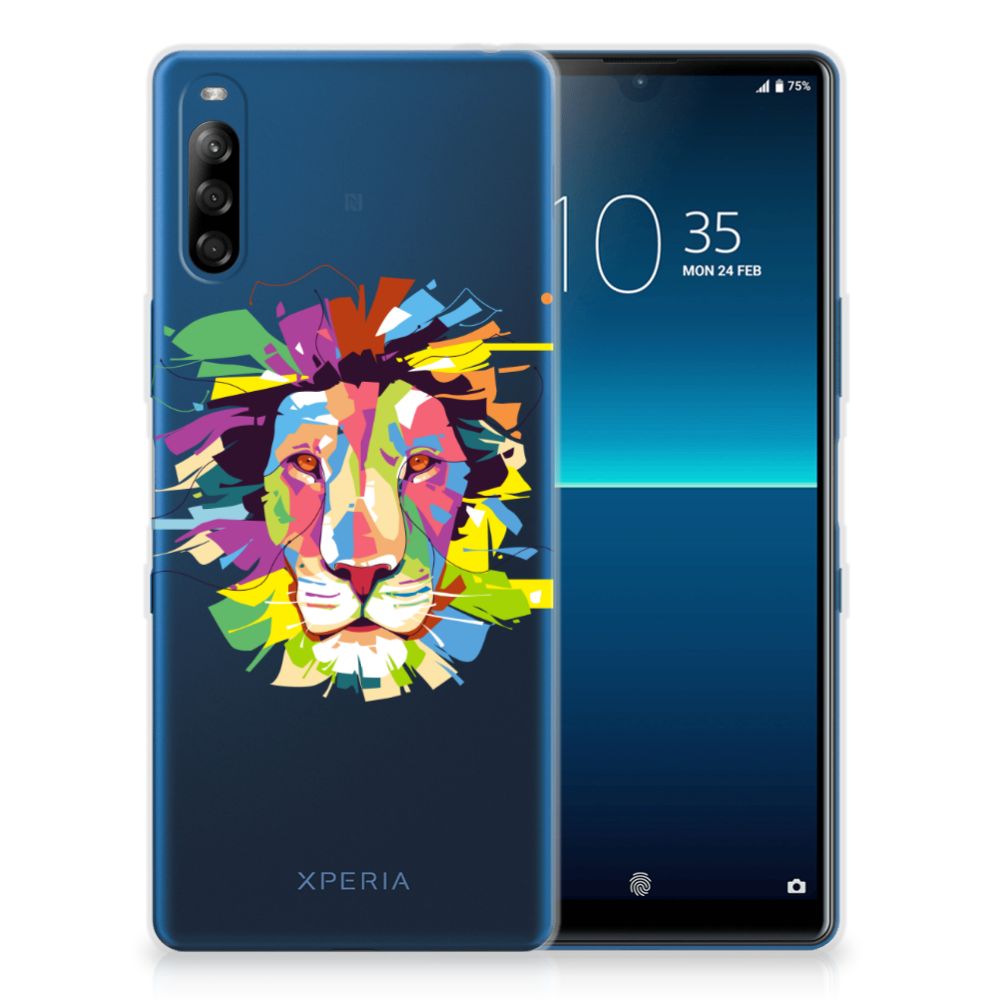 Sony Xperia L4 Telefoonhoesje met Naam Lion Color
