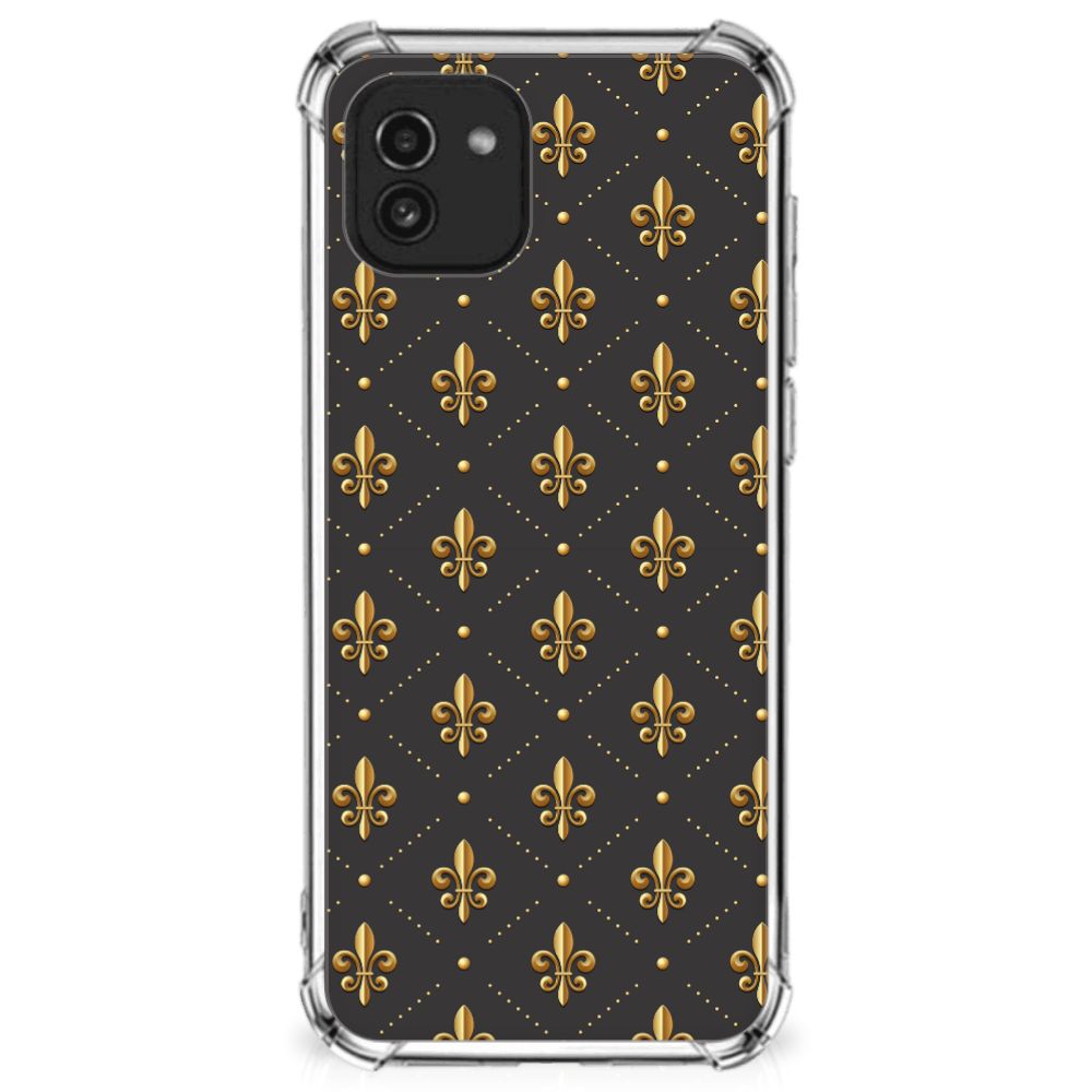 Samsung Galaxy A03 Doorzichtige Silicone Hoesje Franse Lelie B2C Telecom