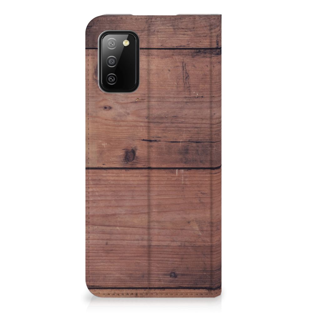 Samsung Galaxy M02s | A02s Book Wallet Case Old Wood - B2C Telecom