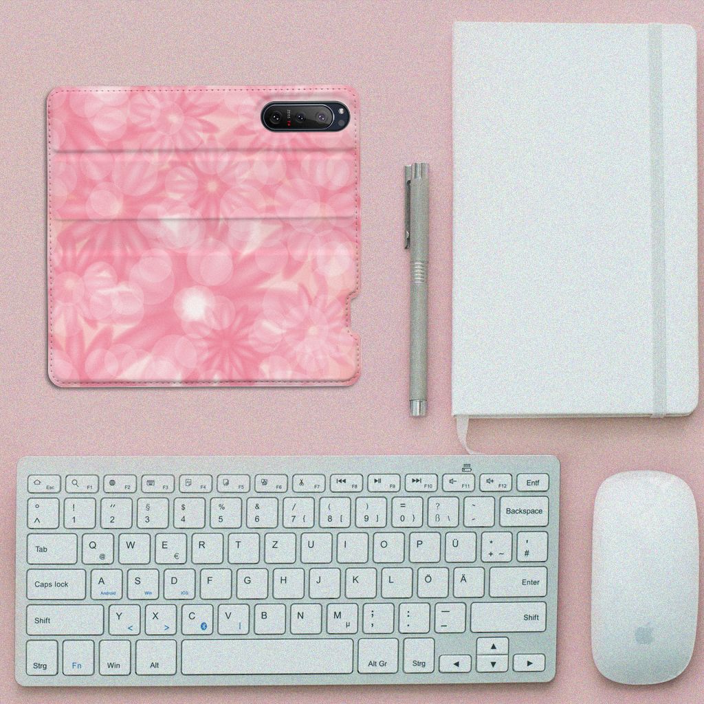 Sony Xperia 5 II Smart Cover Spring Flowers - B2C Telecom