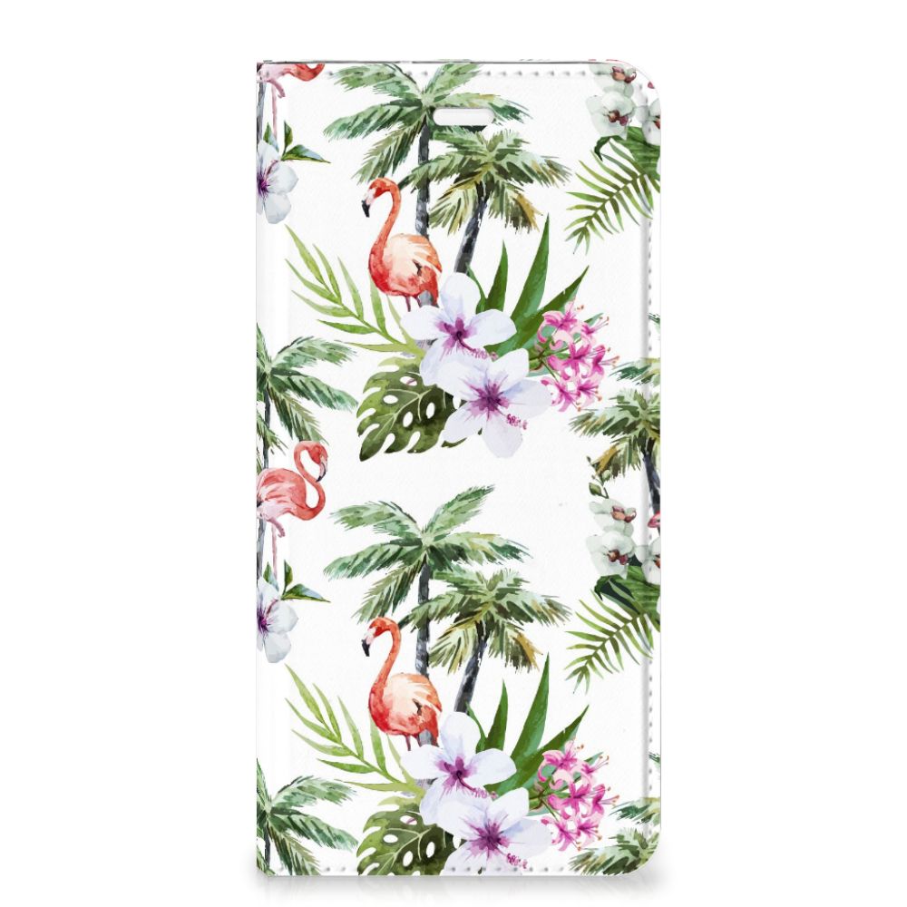Huawei P10 Plus Hoesje maken Flamingo Palms
