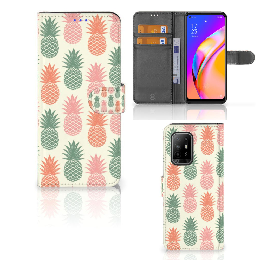 OPPO Reno5 Z | A94 5G Book Cover Ananas