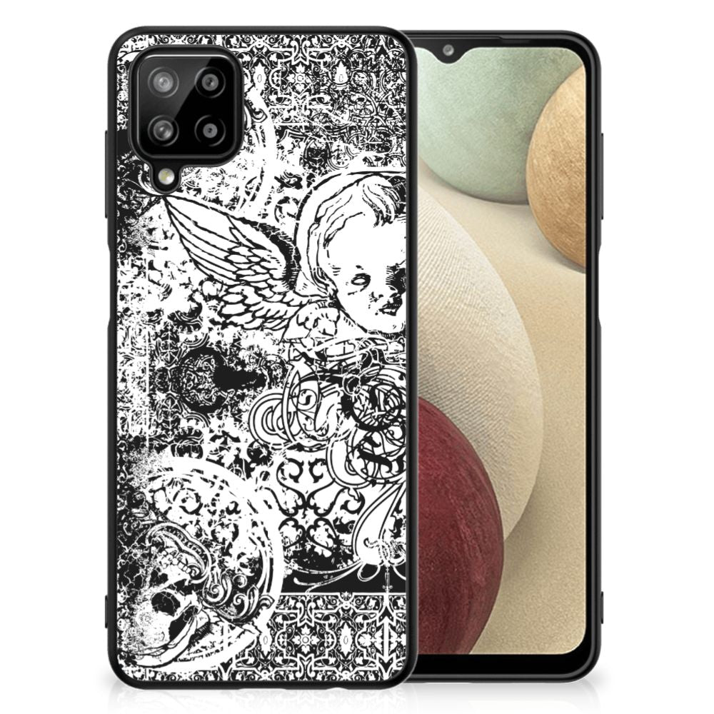 Telefoonhoesje Samsung Galaxy A12 Skulls Angel