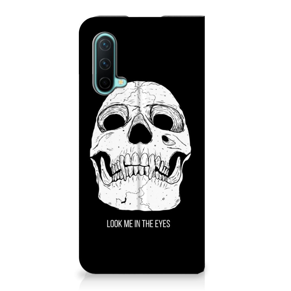 Mobiel BookCase OnePlus Nord CE 5G Skull Eyes - B2C Telecom