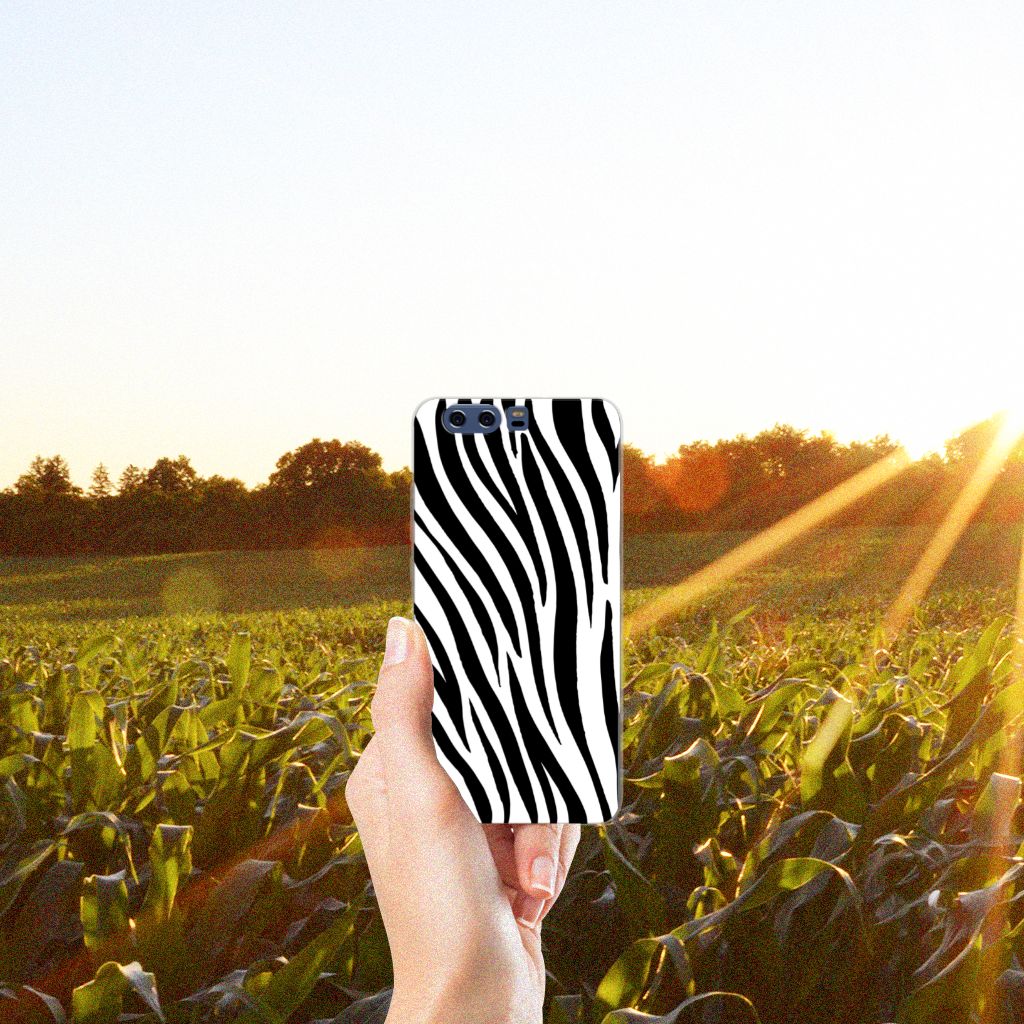 Huawei P10 Plus TPU Hoesje Zebra