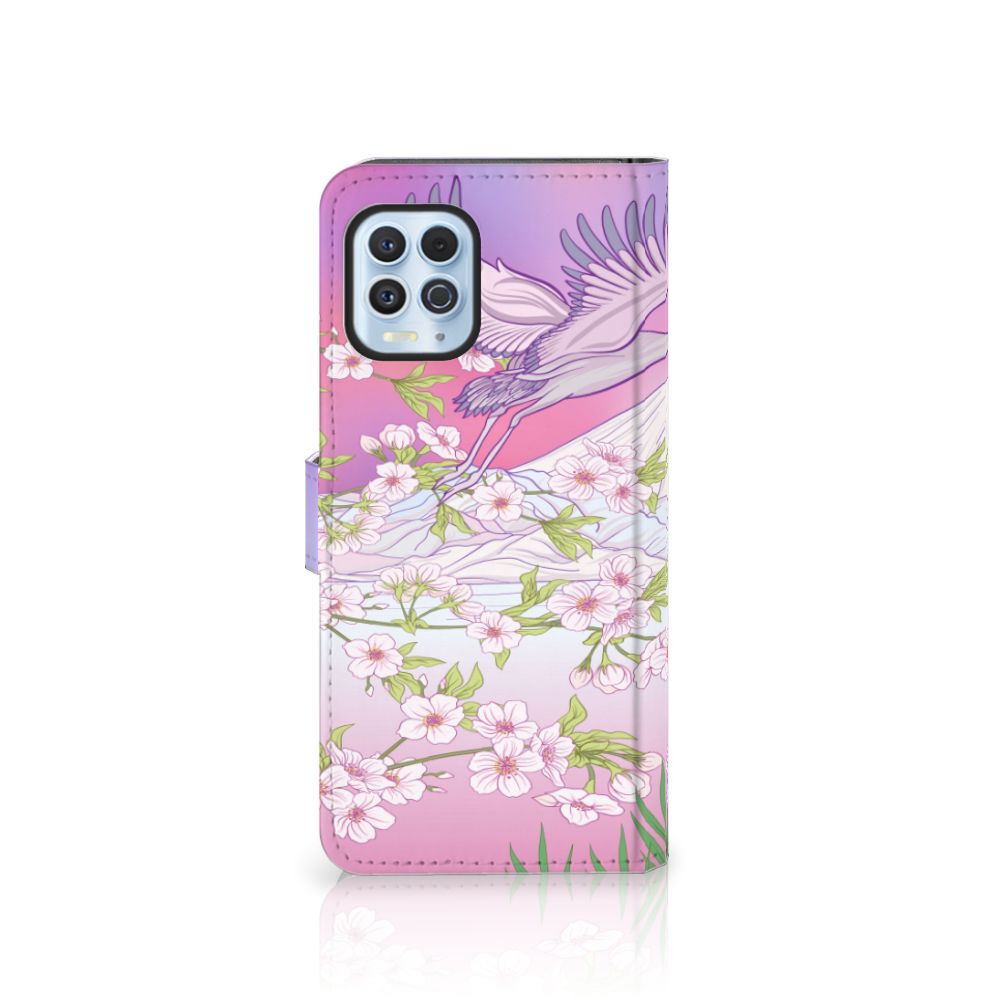 Motorola Moto G100 Telefoonhoesje met Pasjes Bird Flying