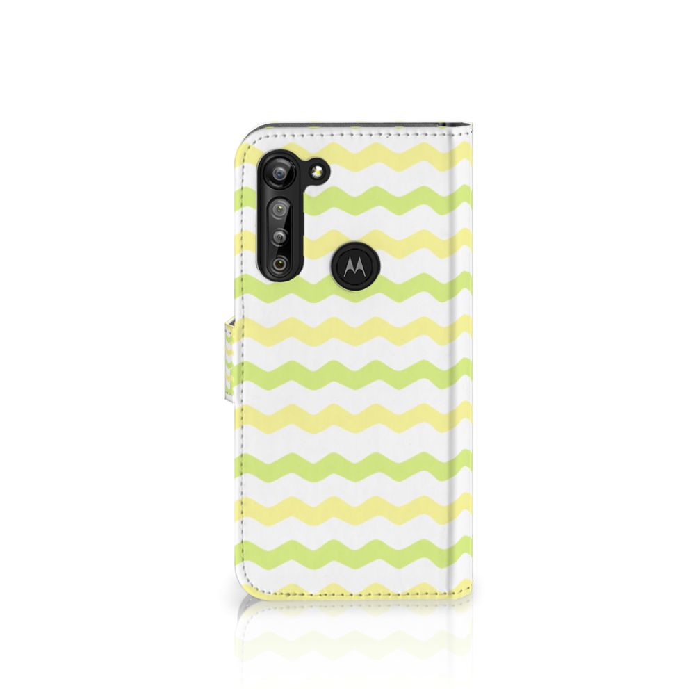 Motorola G8 Power Telefoon Hoesje Waves Yellow