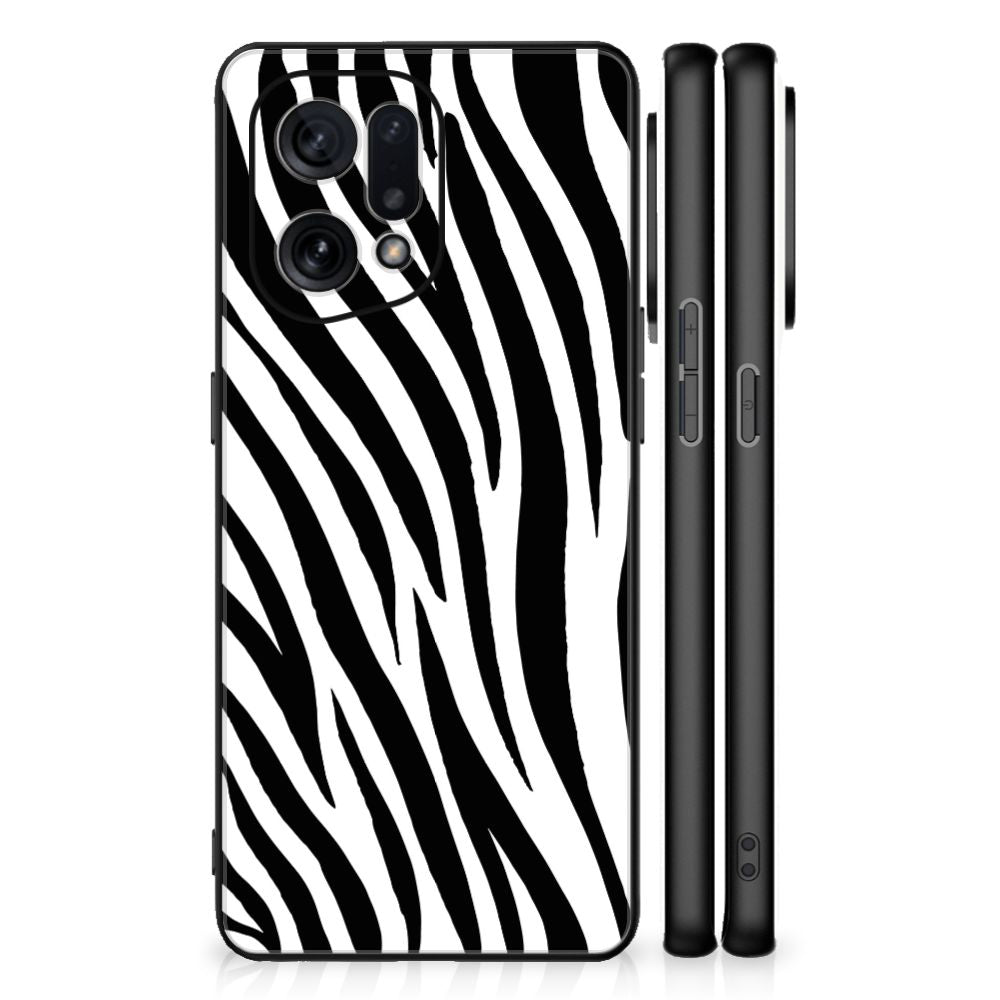 OPPO Find X5 Dierenprint Telefoonhoesje Zebra B2C Telecom
