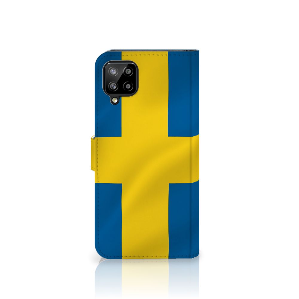 Samsung Galaxy A12 Bookstyle Case Zweden