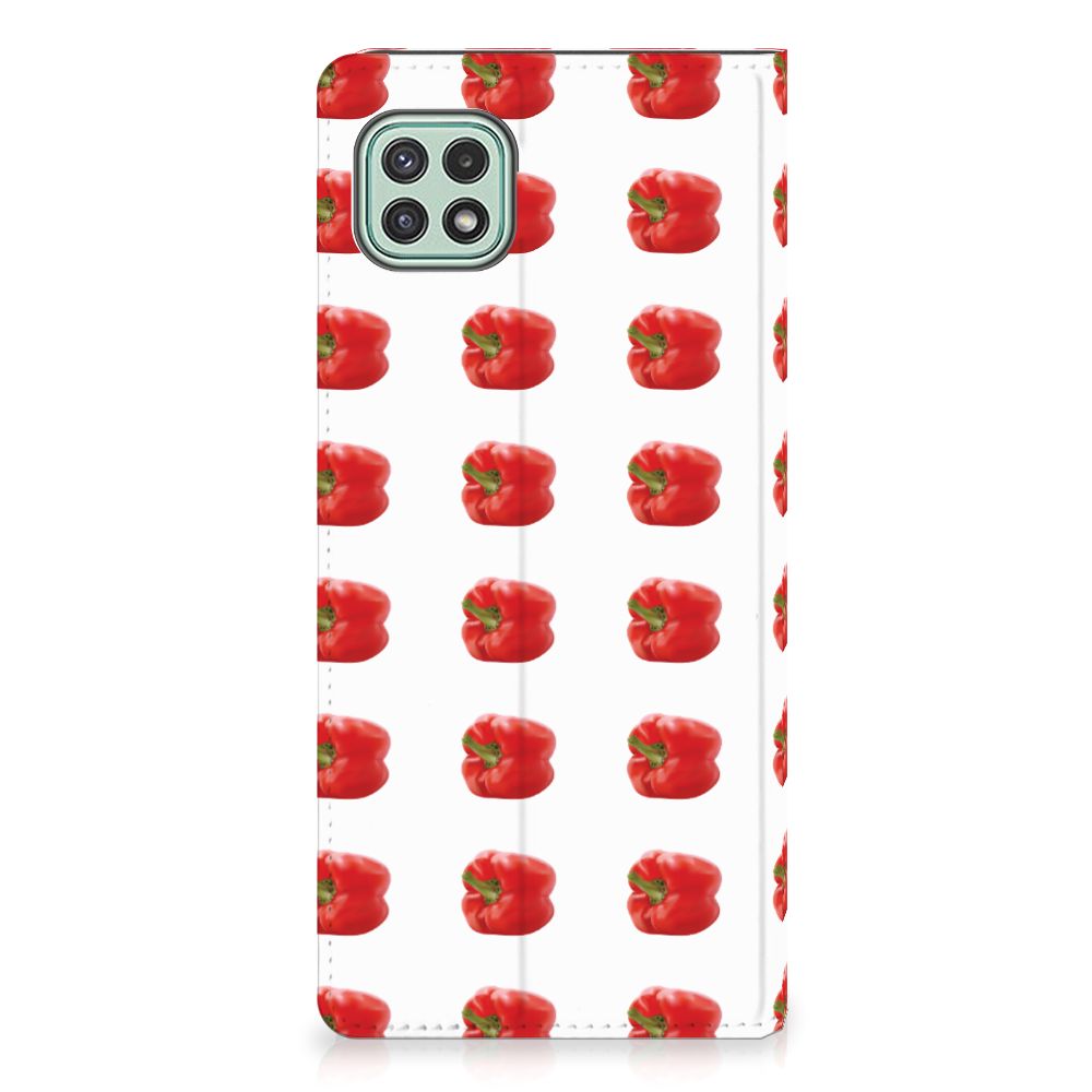 Samsung Galaxy A22 5G Flip Style Cover Paprika Red - B2C Telecom