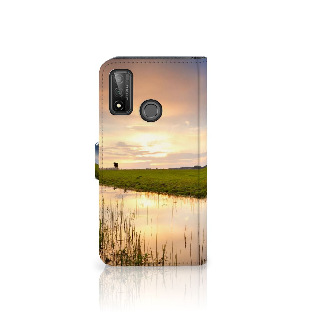 Huawei P Smart 2020 Telefoonhoesje met Pasjes Koe