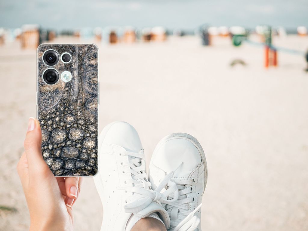 OPPO Reno8 Pro TPU Hoesje Krokodillenprint B2C Telecom