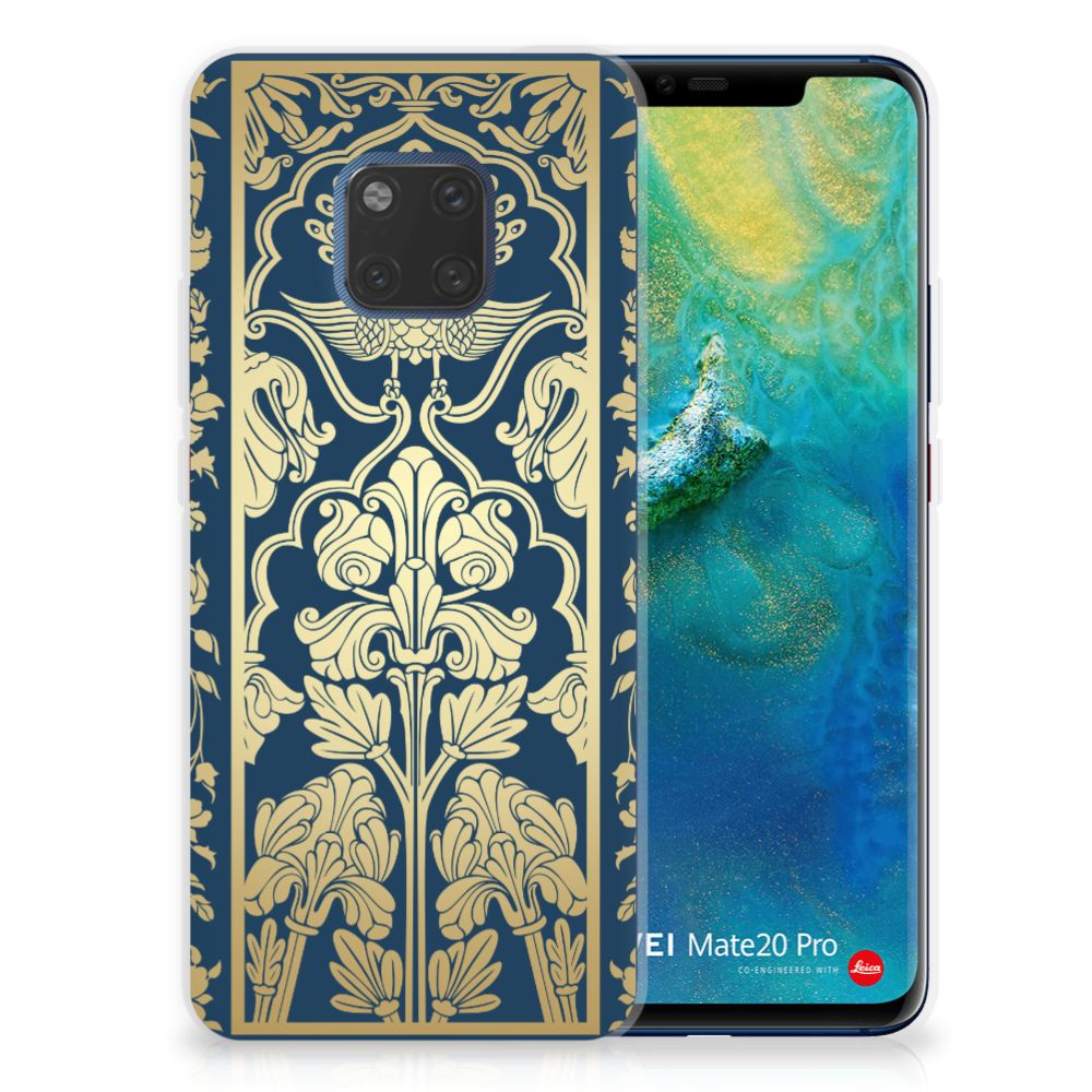 Huawei Mate 20 Pro TPU Case Beige Flowers