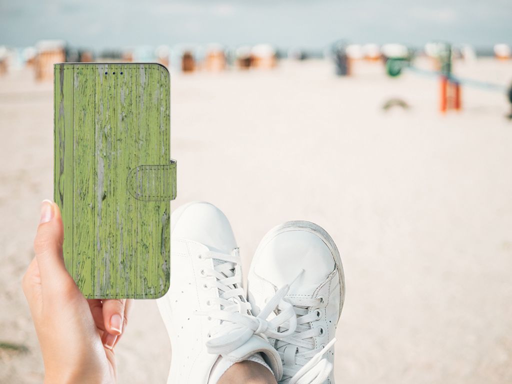 Xiaomi Poco X4 Pro 5G Book Style Case Green Wood