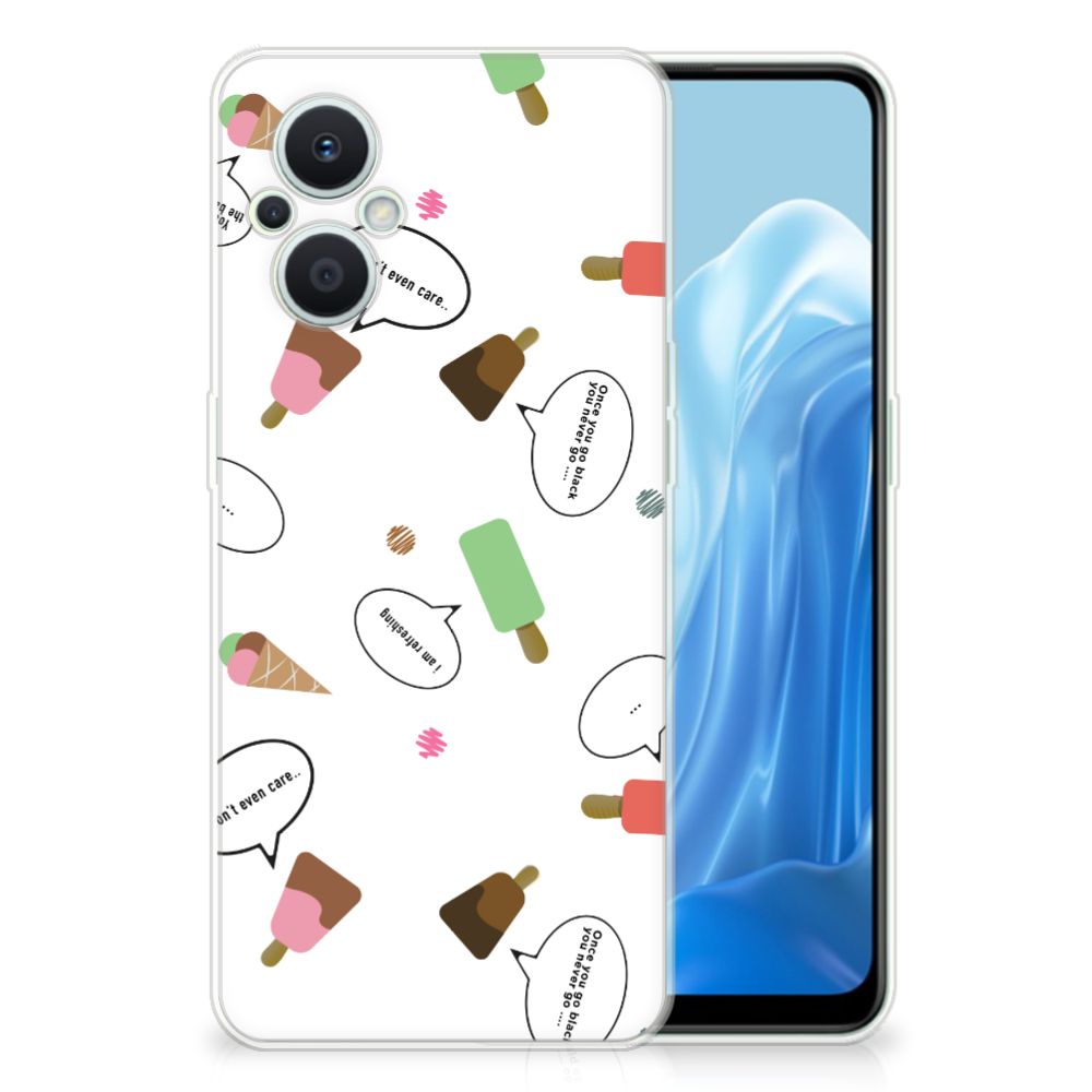 OPPO Reno8 Lite Siliconen Case IJsjes B2C Telecom