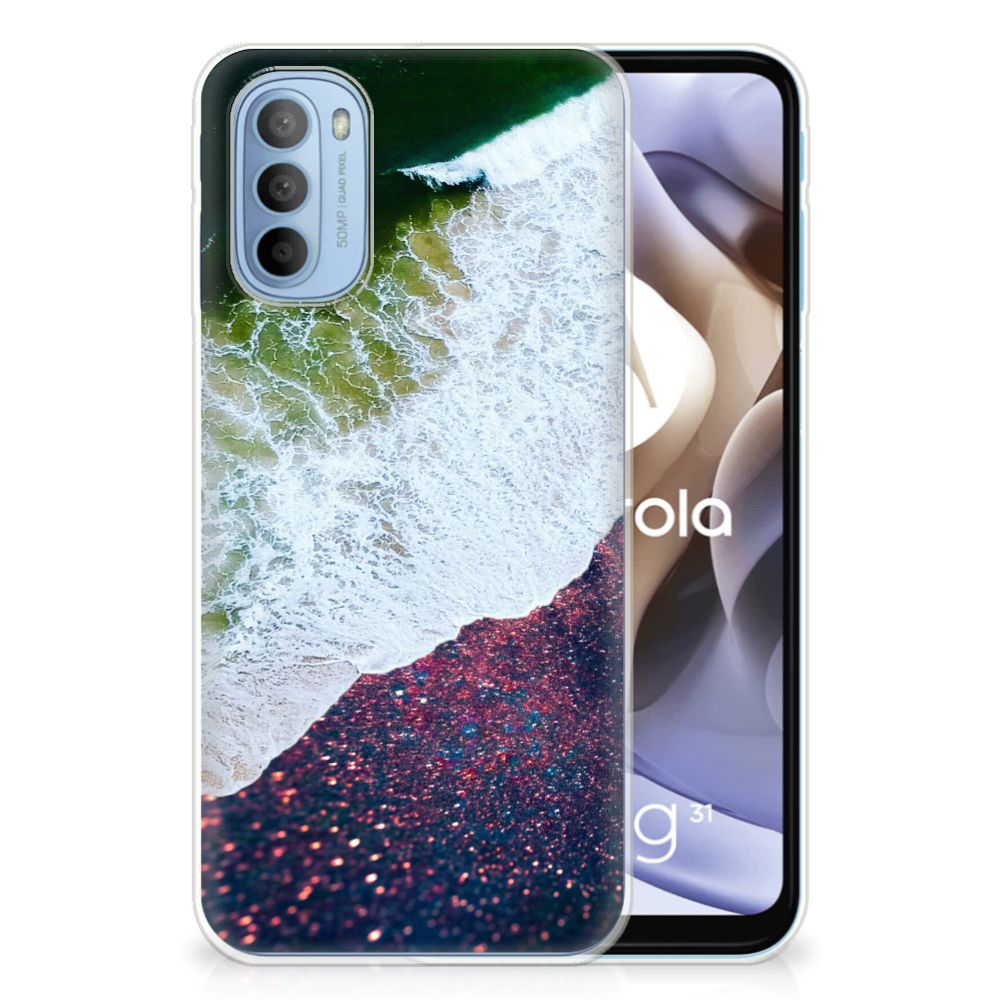 Motorola Moto G31 | G41 TPU Hoesje Sea in Space