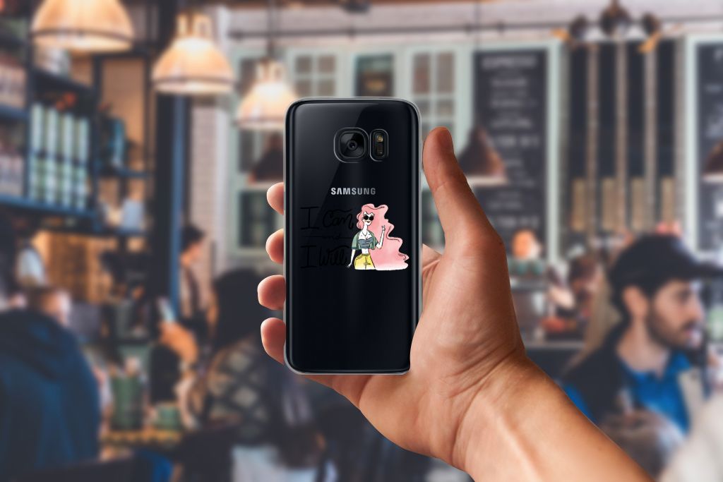 Samsung Galaxy S7 Telefoonhoesje met Naam i Can