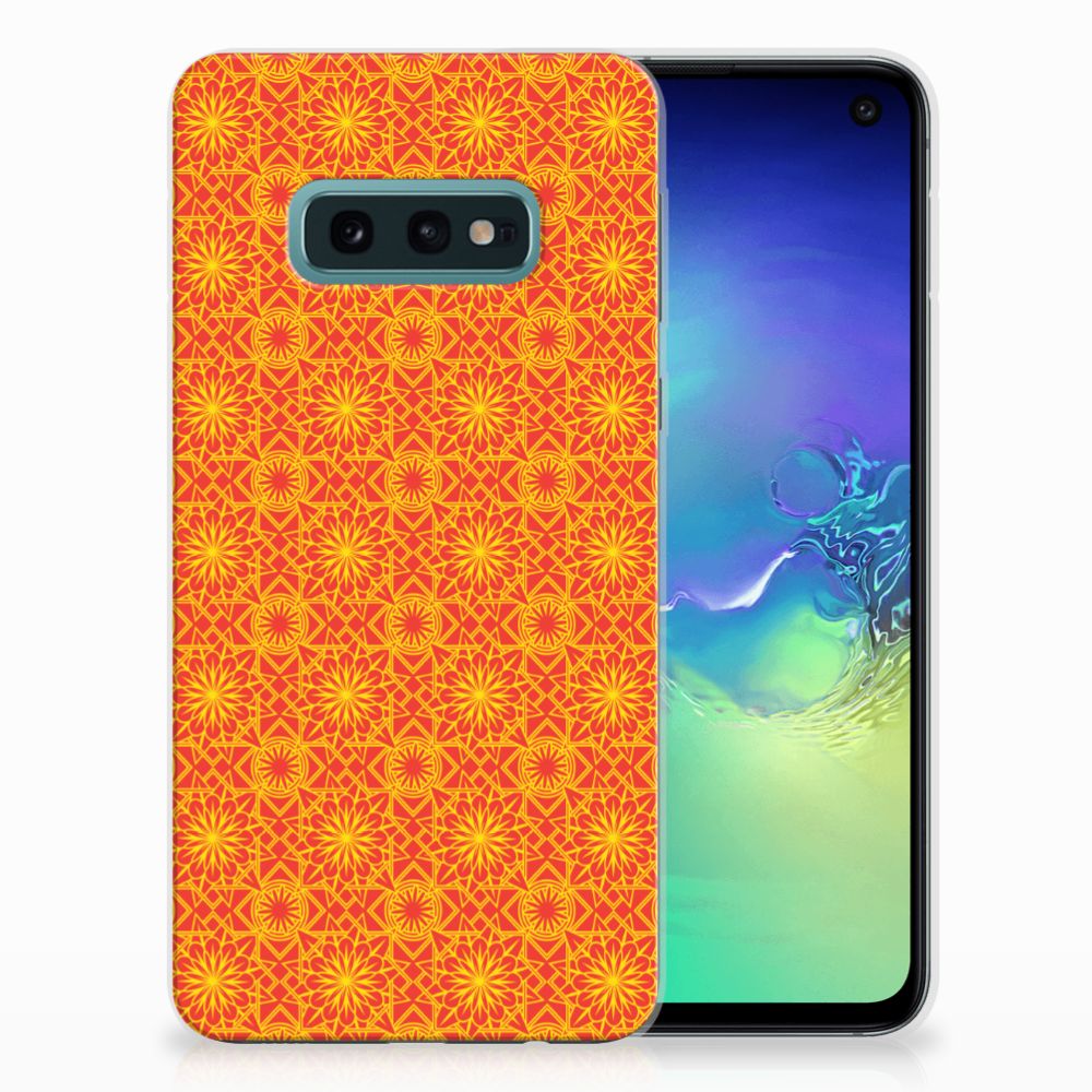 Samsung Galaxy S10e TPU bumper Batik Oranje