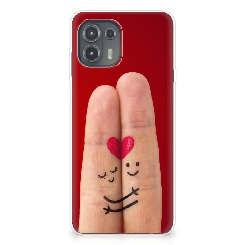 Motorola Edge 20 Lite Silicone Back Cover Liefde - Origineel Romantisch Cadeau B2C Telecom
