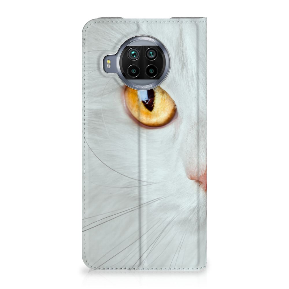 Xiaomi Mi 10T Lite Hoesje maken Witte Kat - B2C Telecom