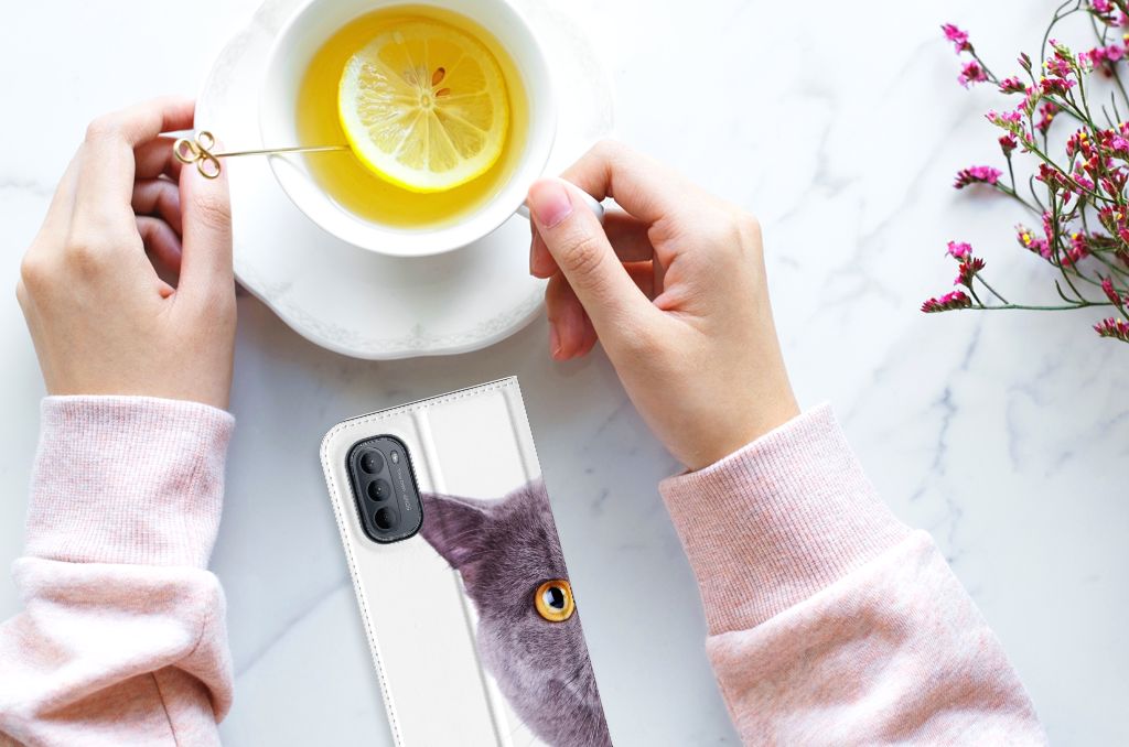 Motorola Moto G31 | G41 Hoesje maken Kat - B2C Telecom