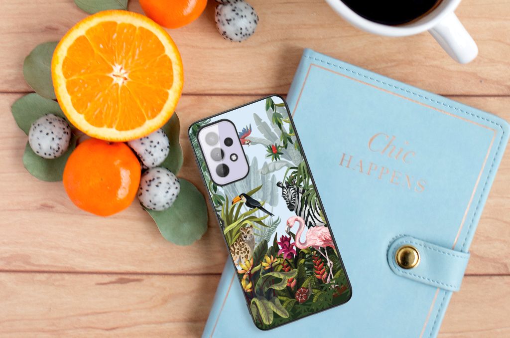 Dierenprint Telefoonhoesje voor Samsung Galaxy A33 5G Jungle B2C Telecom