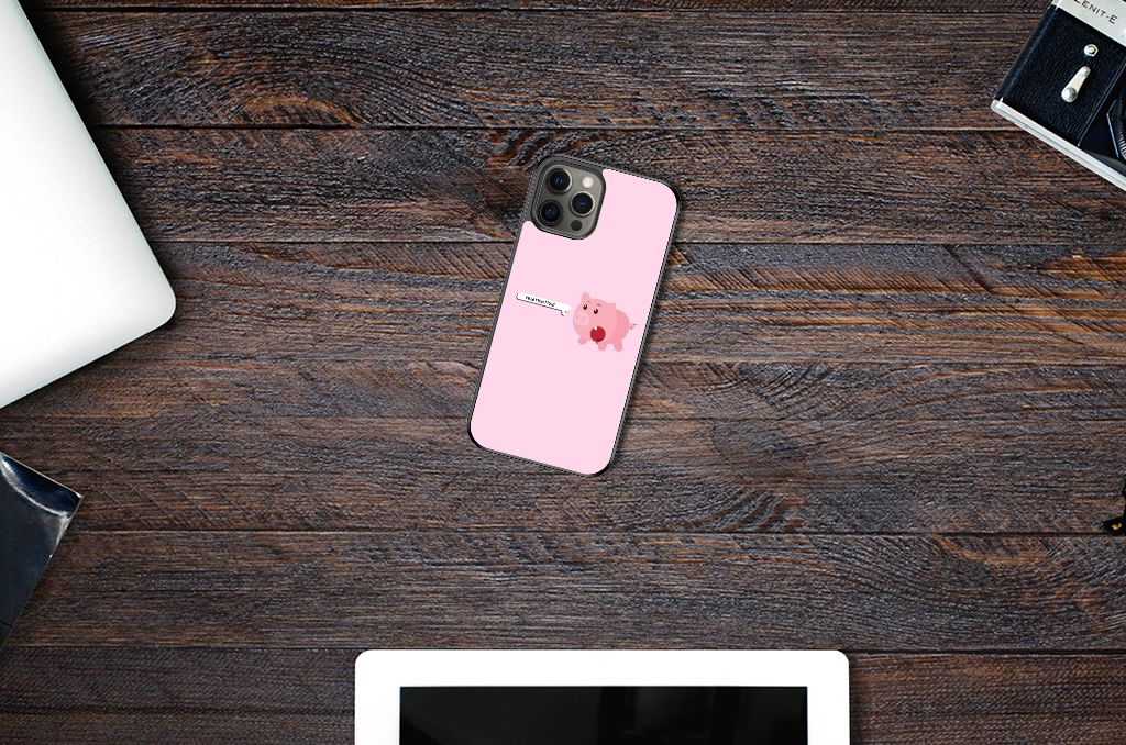 iPhone 12 Pro Max Bumper Hoesje Pig Mud B2C Telecom