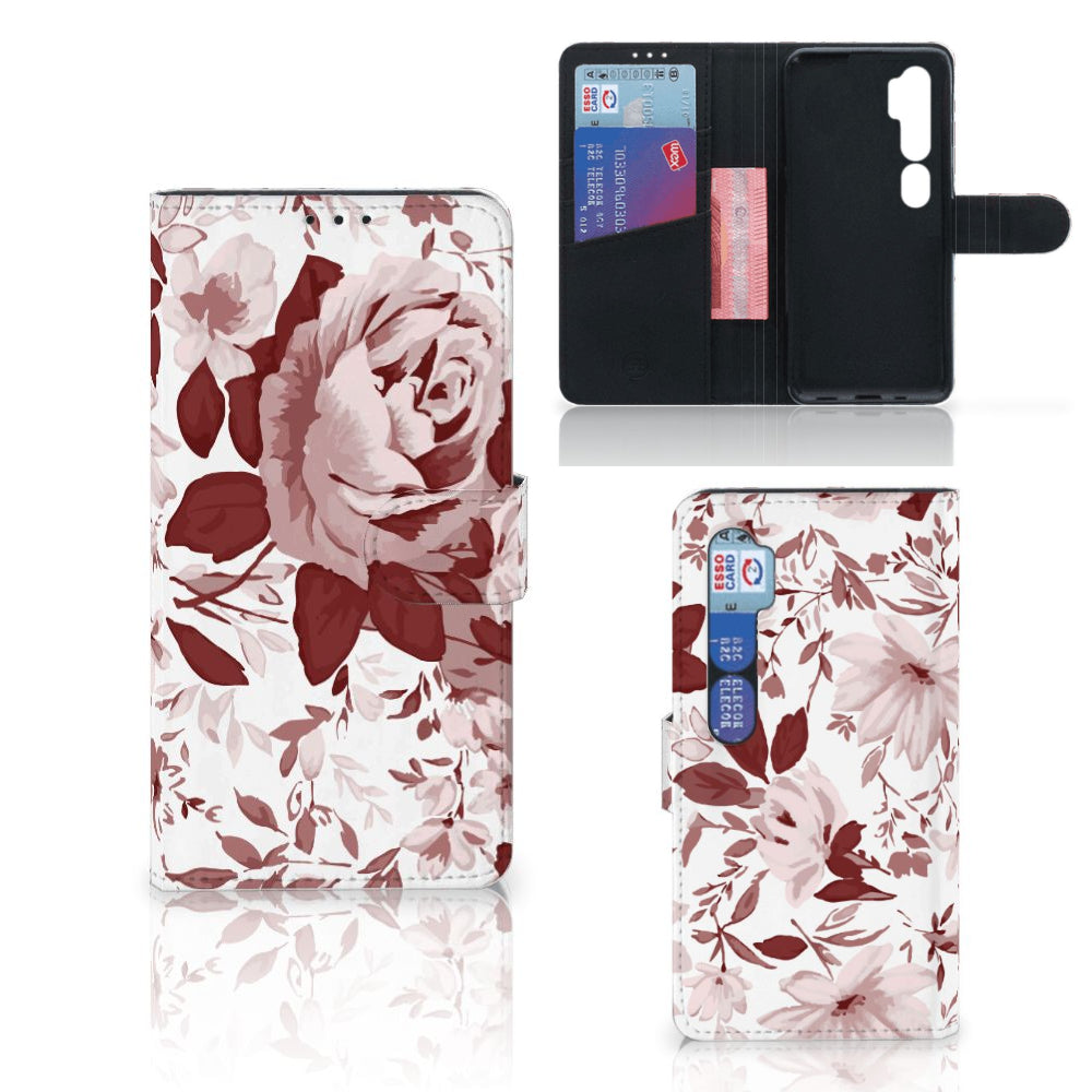 Hoesje Xiaomi Mi Note 10 Pro Watercolor Flowers