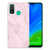 Huawei P Smart 2020 TPU Siliconen Hoesje Marble Pink - Origineel Cadeau Vriendin