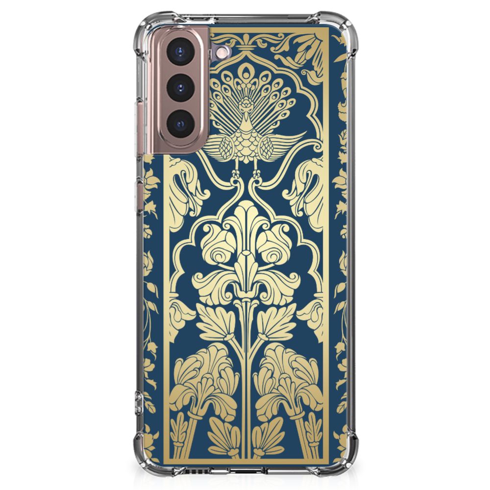 Samsung Galaxy S21 Plus Case Beige Flowers