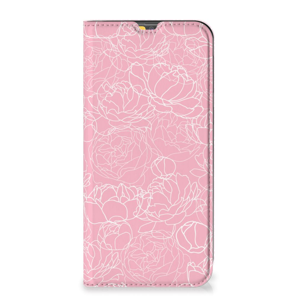 Samsung Galaxy M30s | M21 Smart Cover White Flowers - B2C Telecom