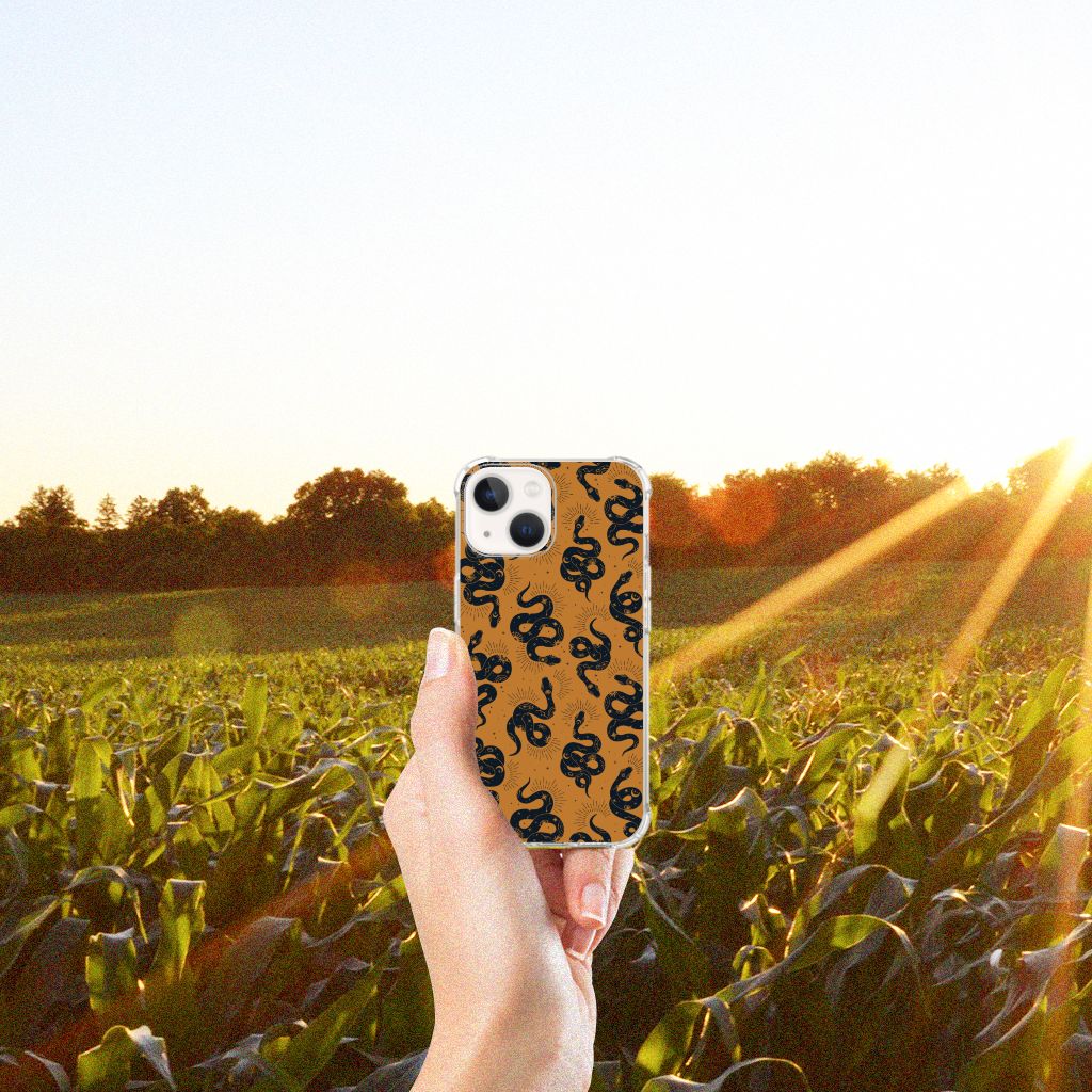 Case Anti-shock voor iPhone 13 mini Snakes - B2C Telecom