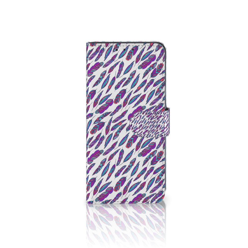 Alcatel 1S 2020 Telefoon Hoesje Feathers Color