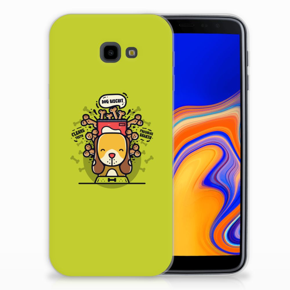 Samsung Galaxy J4 Plus (2018) Telefoonhoesje met Naam Doggy Biscuit