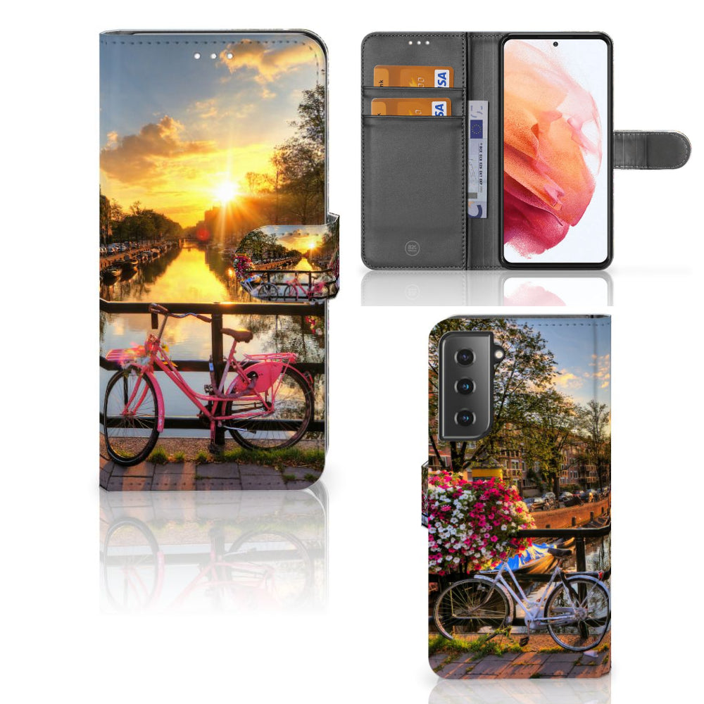 Samsung Galaxy S21 Flip Cover Amsterdamse Grachten