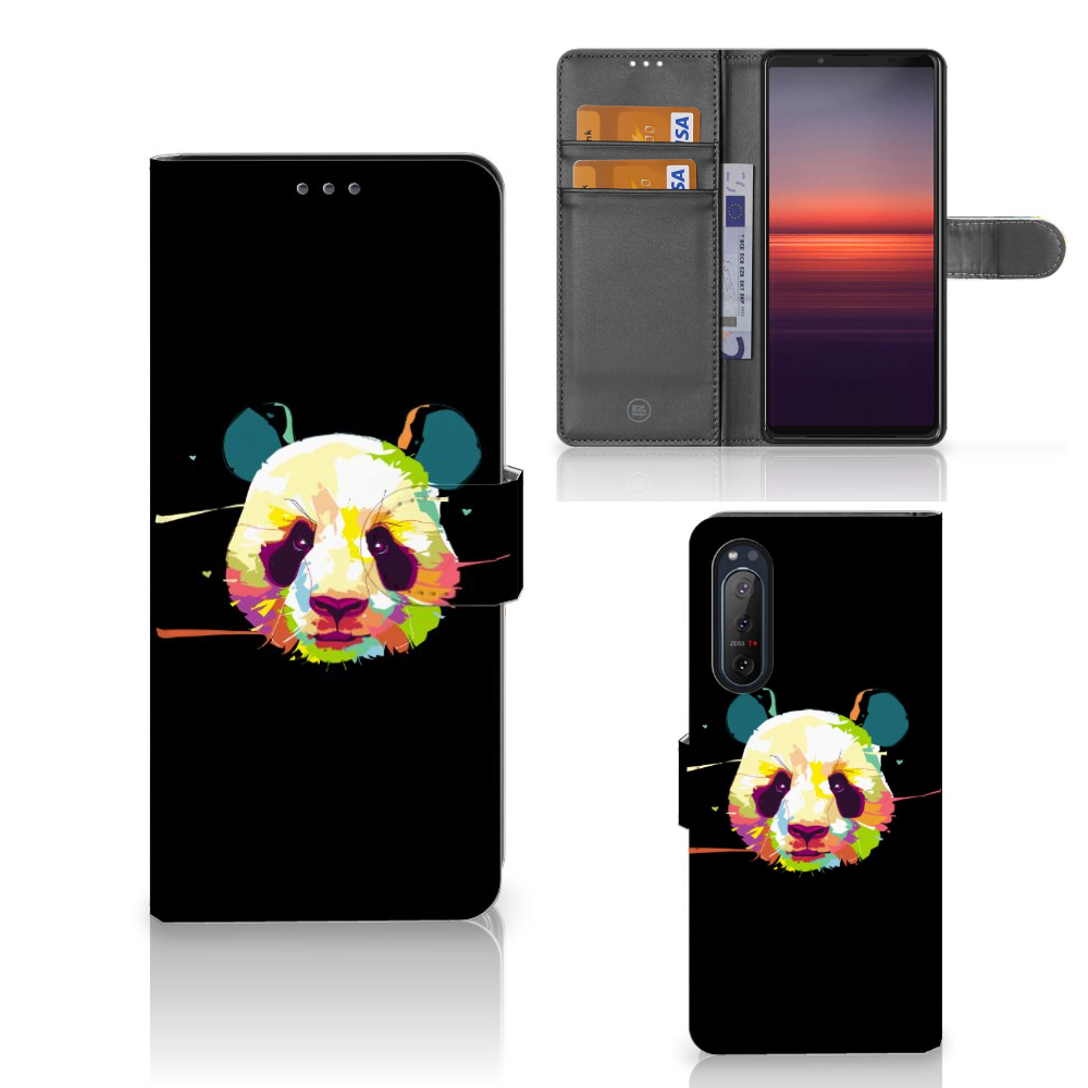 Sony Xperia 5II Leuk Hoesje Panda Color