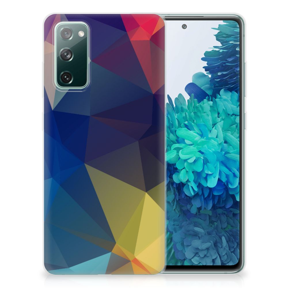 Samsung Galaxy S20 FE TPU Hoesje Polygon Dark B2C Telecom