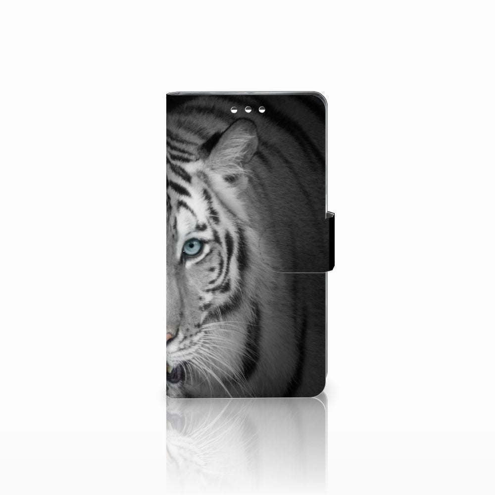 Sony Xperia XZ1 Telefoonhoesje met Pasjes Tijger