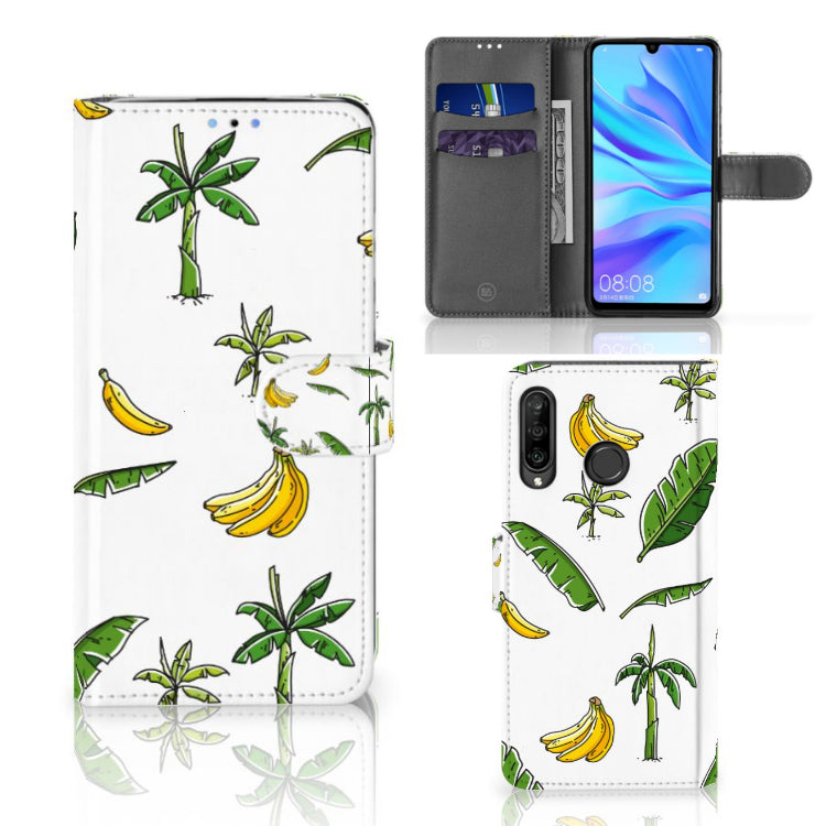 Huawei P30 Lite (2020) Hoesje Banana Tree