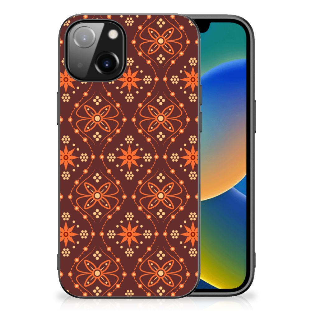 Apple iPhone 13/14 Back Case Batik Brown B2C Telecom