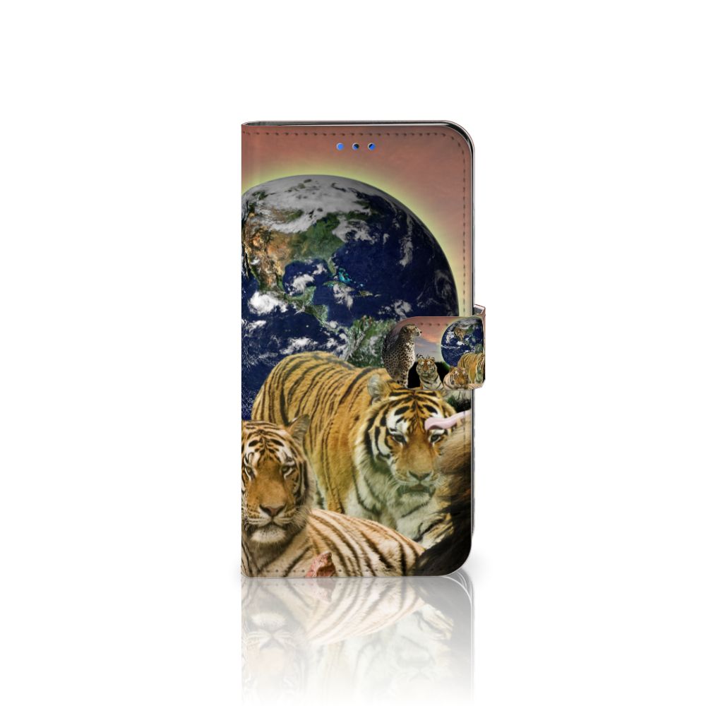 Huawei P Smart 2020 Telefoonhoesje met Pasjes Roofdieren