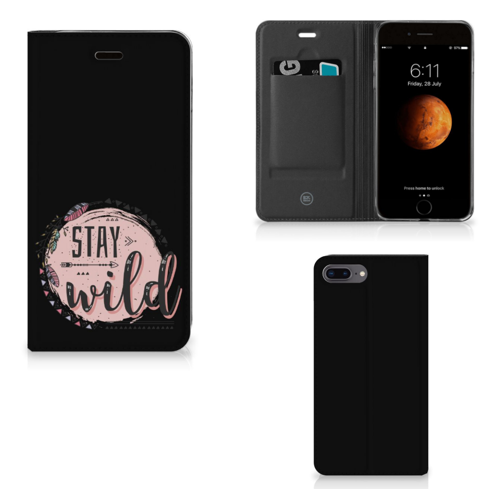 Apple iPhone 7 Plus | 8 Plus Magnet Case Boho Stay Wild