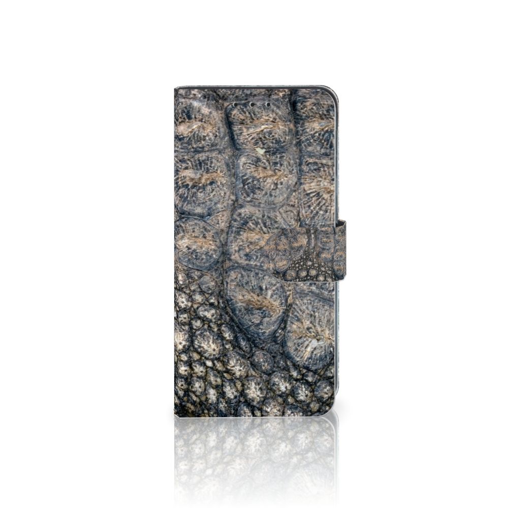 Xiaomi Redmi 8A Telefoonhoesje met Pasjes Krokodillenprint