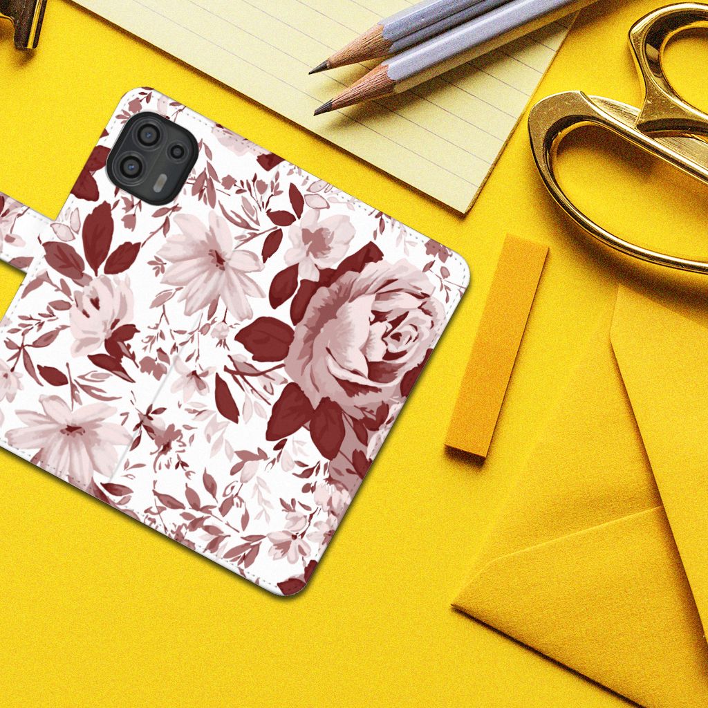 Hoesje Motorola Edge 20 Lite Watercolor Flowers