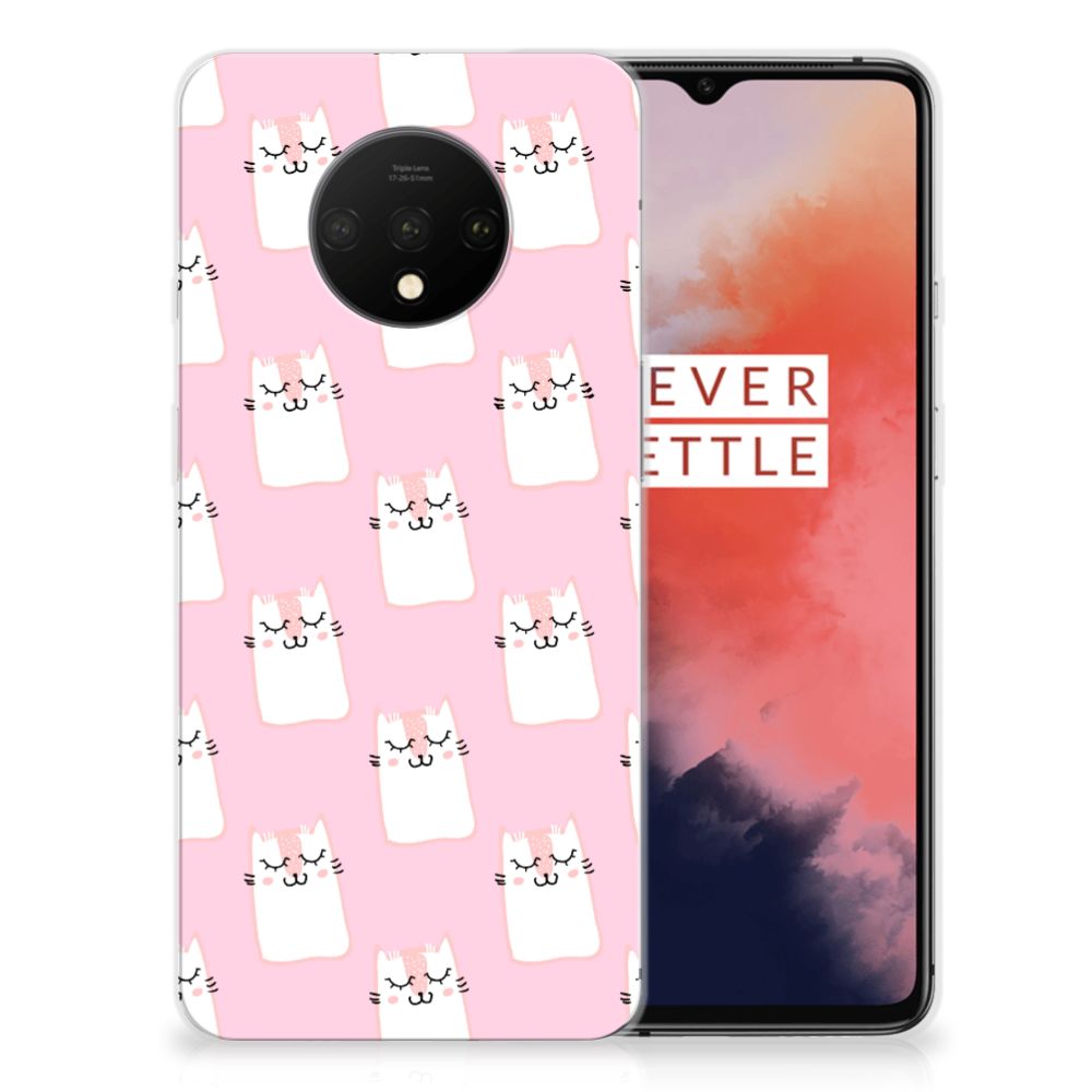 OnePlus 7T TPU Hoesje Sleeping Cats