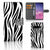 Samsung Galaxy S10 Telefoonhoesje met Pasjes Zebra