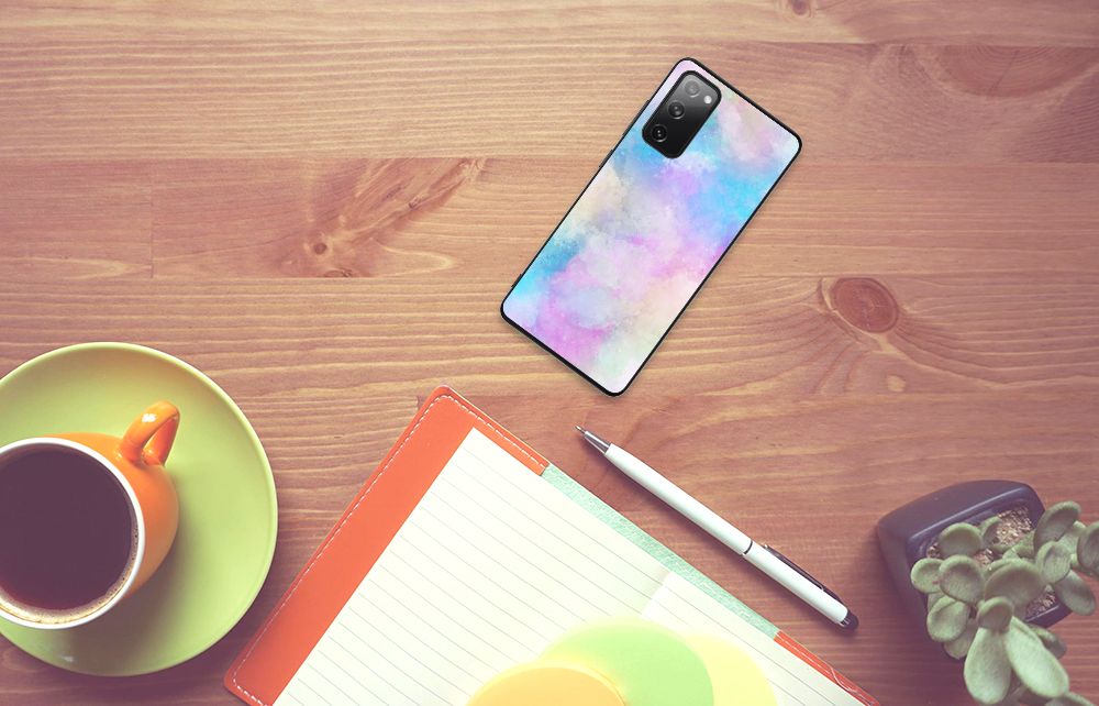 Kleurrijke Telefoonhoesje Samsung Galaxy S20 FE Watercolor Light B2C Telecom