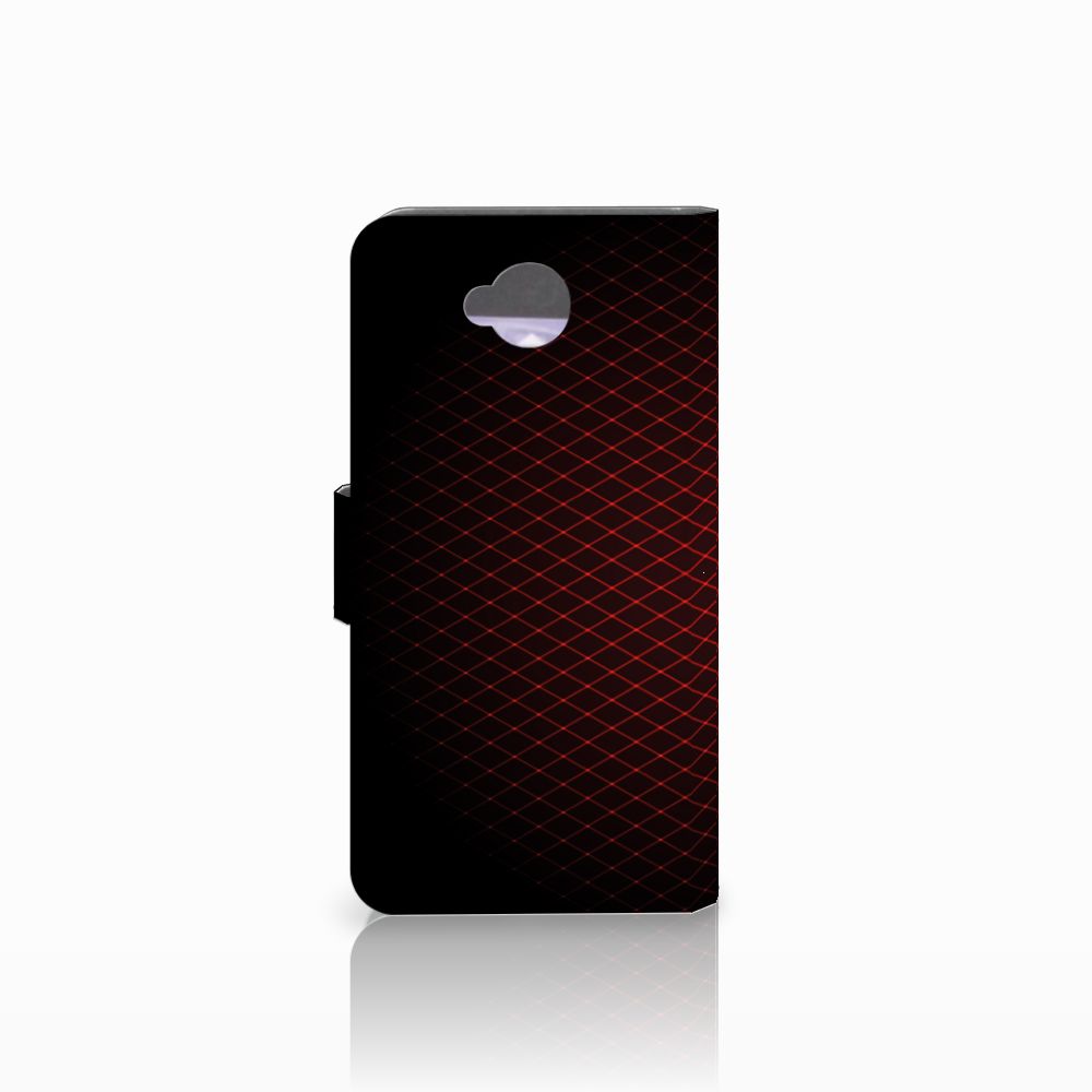 Microsoft Lumia 650 Telefoon Hoesje Geruit Rood