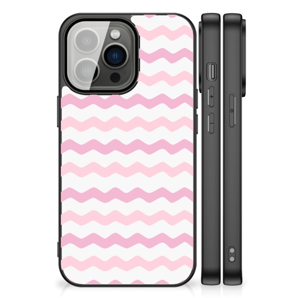 iPhone 13 Pro Back Case Waves Roze B2C Telecom